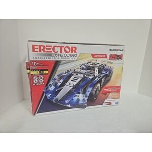SUPERCAR ERECTOR Building SET Meccano 18211 Motorized 25 Models in 1 Spinmaster